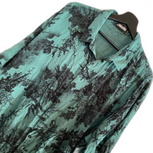 Hawaiian 3XL Colorful Men's Button Front Flowy Beach Tropical Short Sleeve b-5